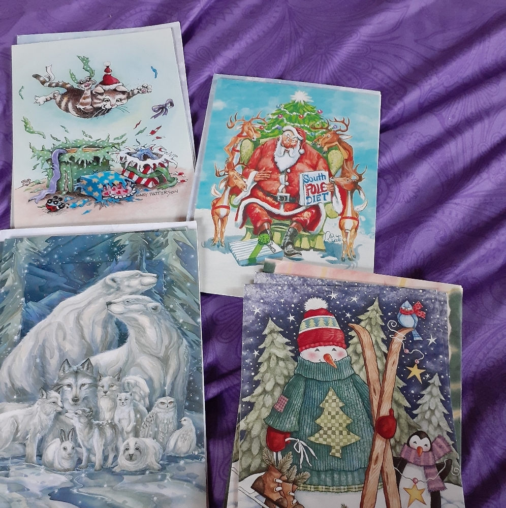 Assorted Christmas cards - Picture 2 of 4